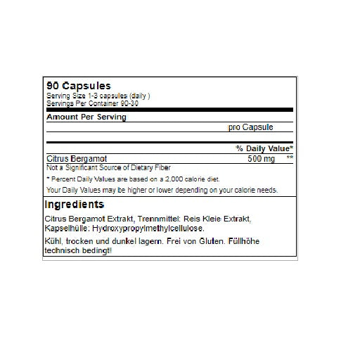 GN Citrus Bergamot 90 Capsules