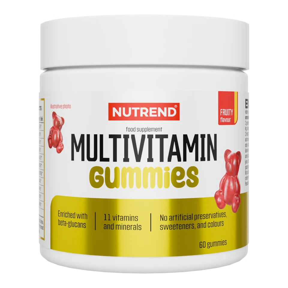 Nutrend Multivitamin Gummies Fruity, 60 pièces