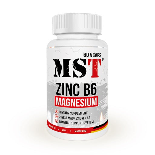 MST - Zinc + Magnesium + B6 60 Vegan Capsules