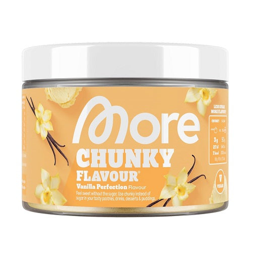 More Nutrition Chunky Flavour 150g STEVIA Strawberry Perfection