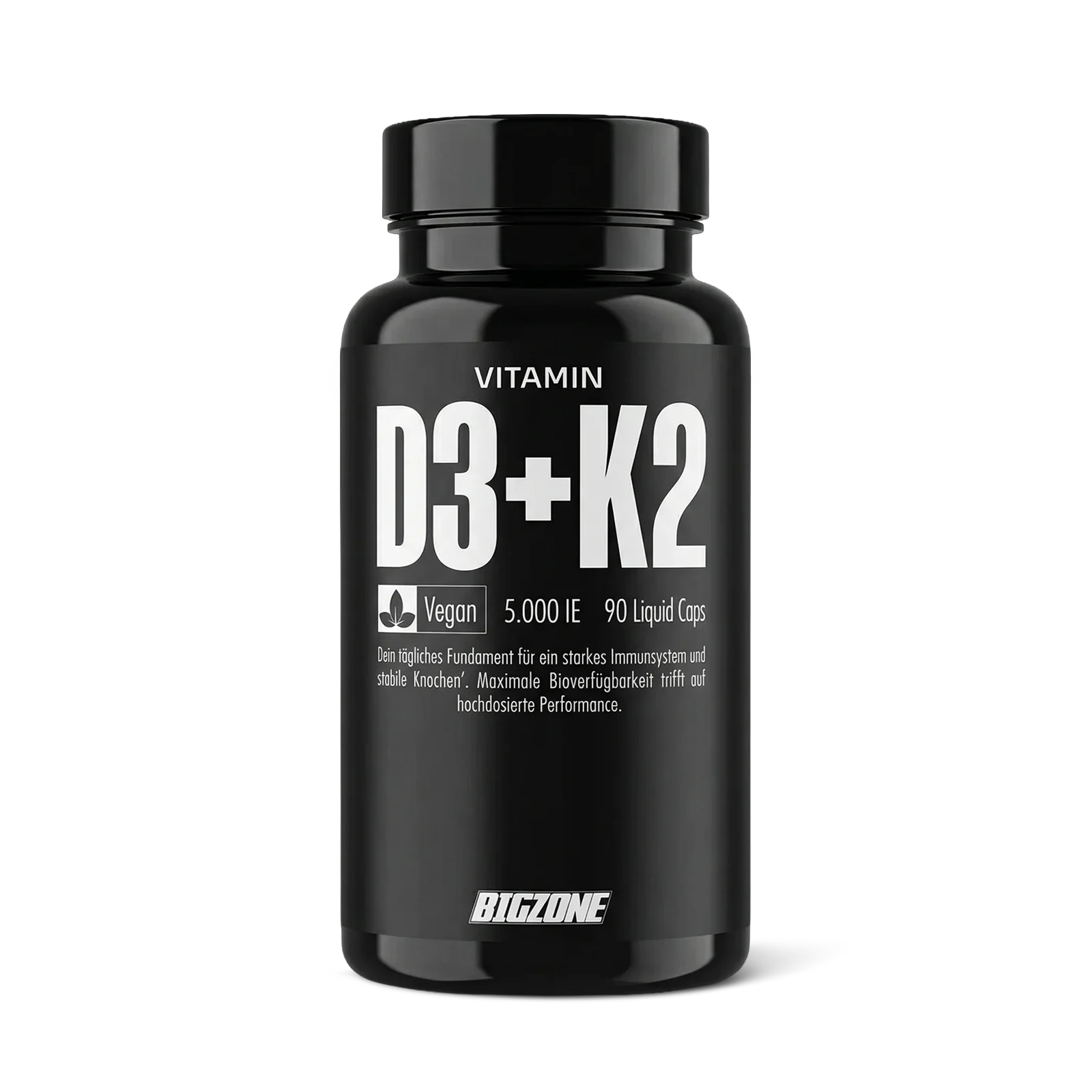 Big Zone Vitamin D3 + K2 90 Kapseln