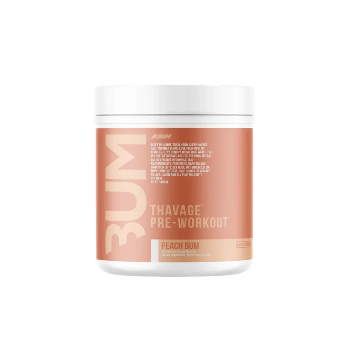 RAW Nutrition CBUM Thavage Pre-Workout 520g