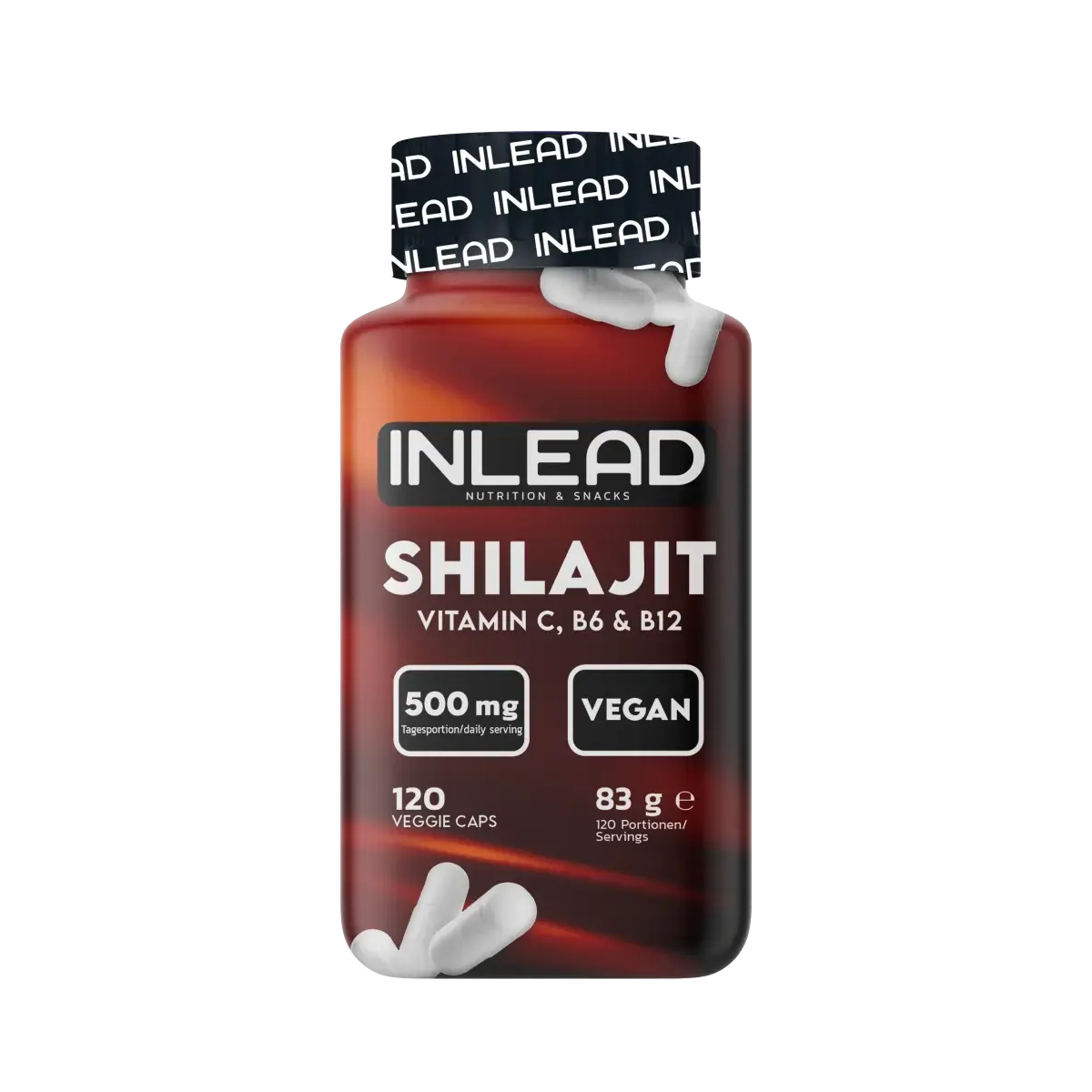 INLEAD Shilajit 500mg 120 Gélules