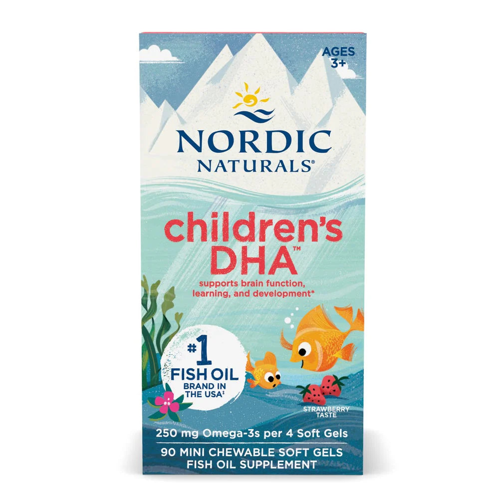 Nordic Naturals Children's DHA Oméga 3, Fraise - 90 capsules molles