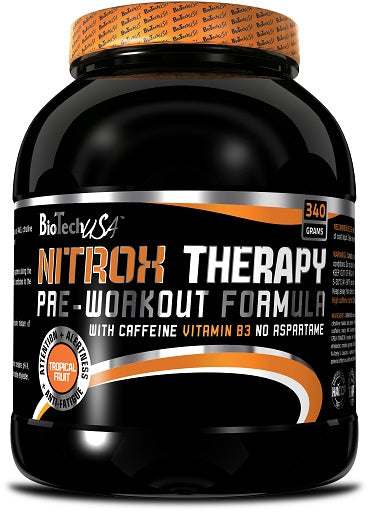 BioTech Nitrox Therapy Poudre de pré-entraînement ÉCHANTILLONS 10x17g