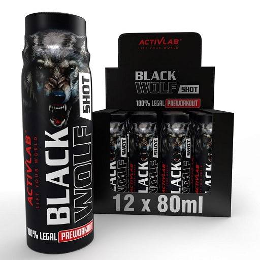 Activlab Black Wolf Preworkout Shot forest fruits 12 x 80ml