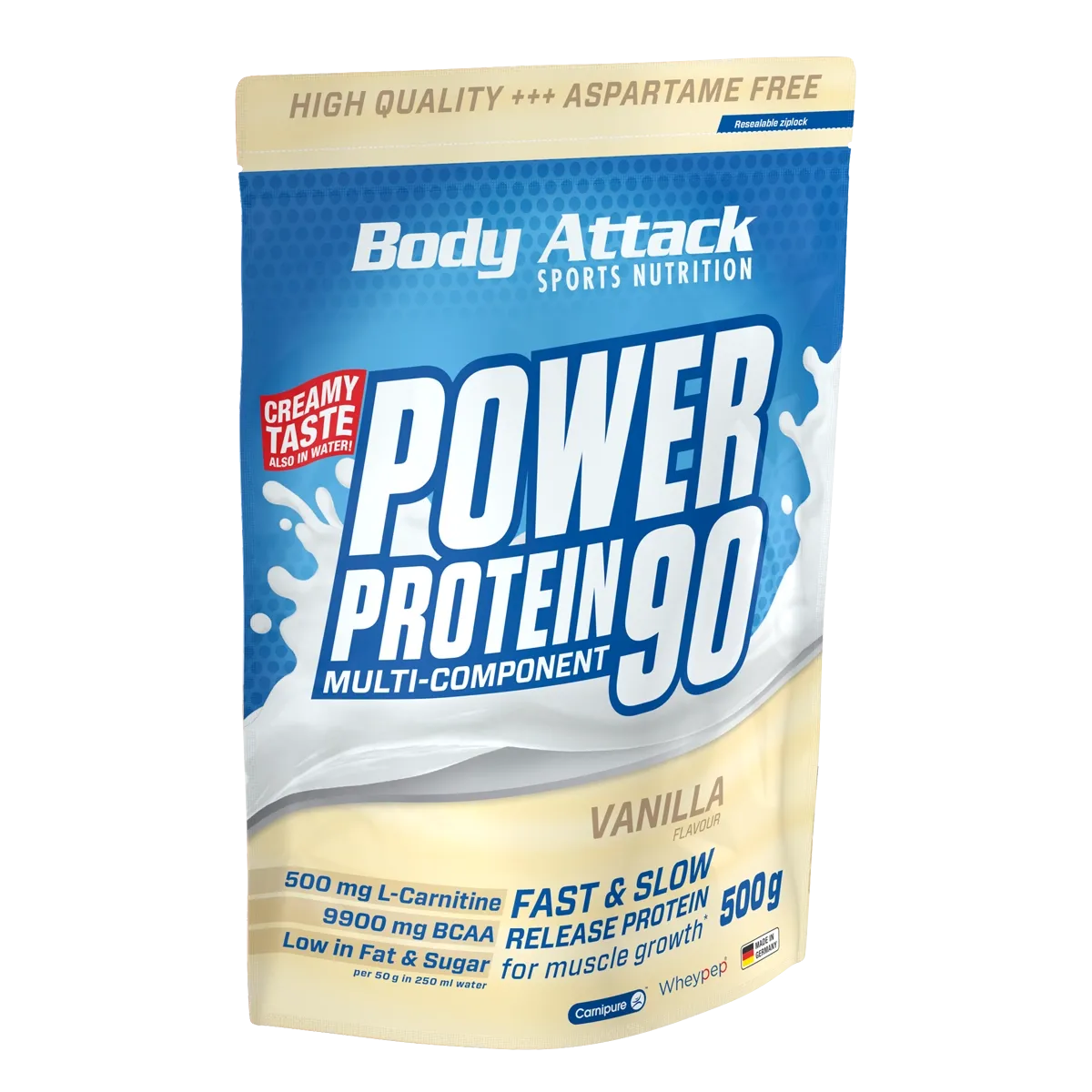 Body Attack Power Protein 90 500g Milchreis *NEU