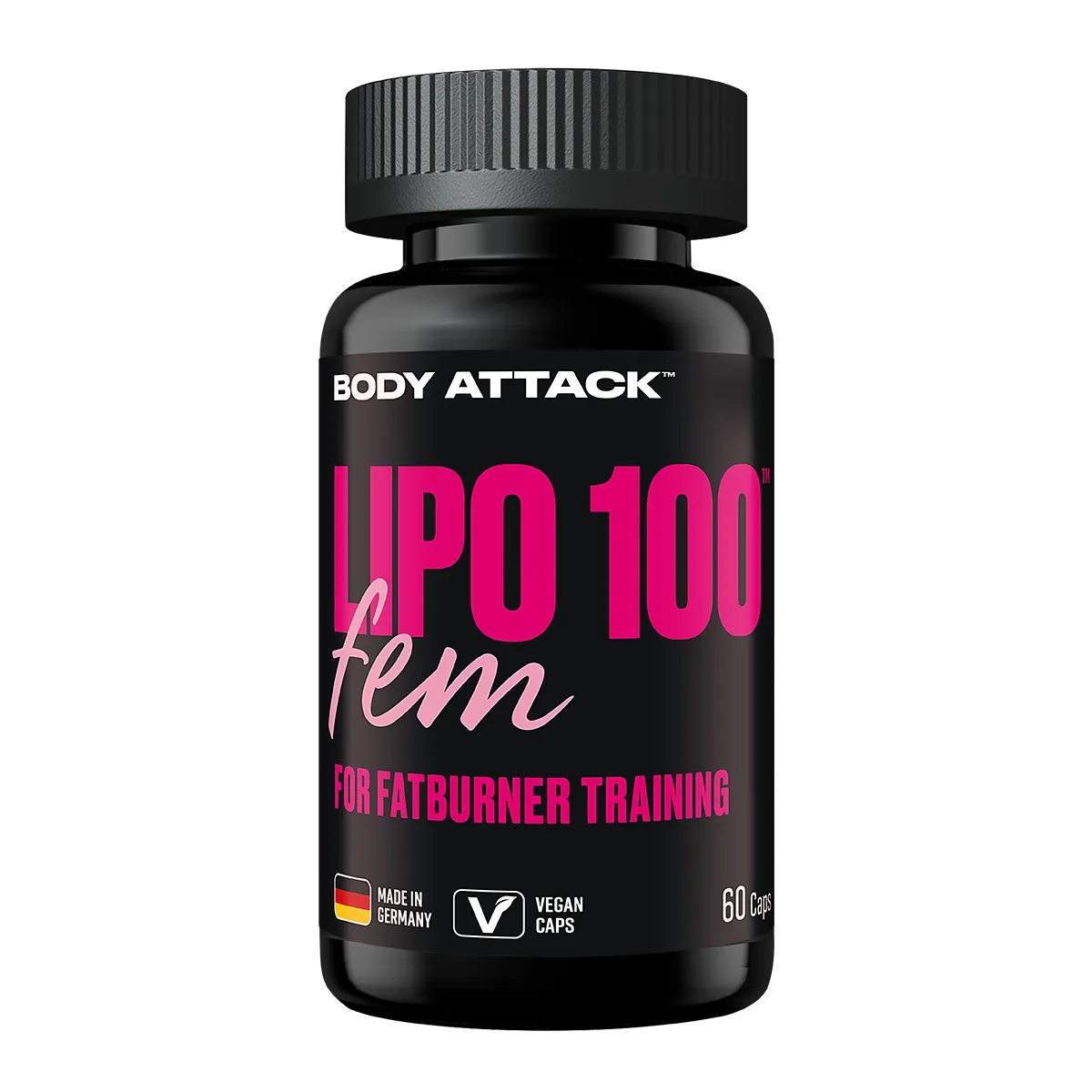 Body Attack Lipo100 Fem - 60 Kapseln