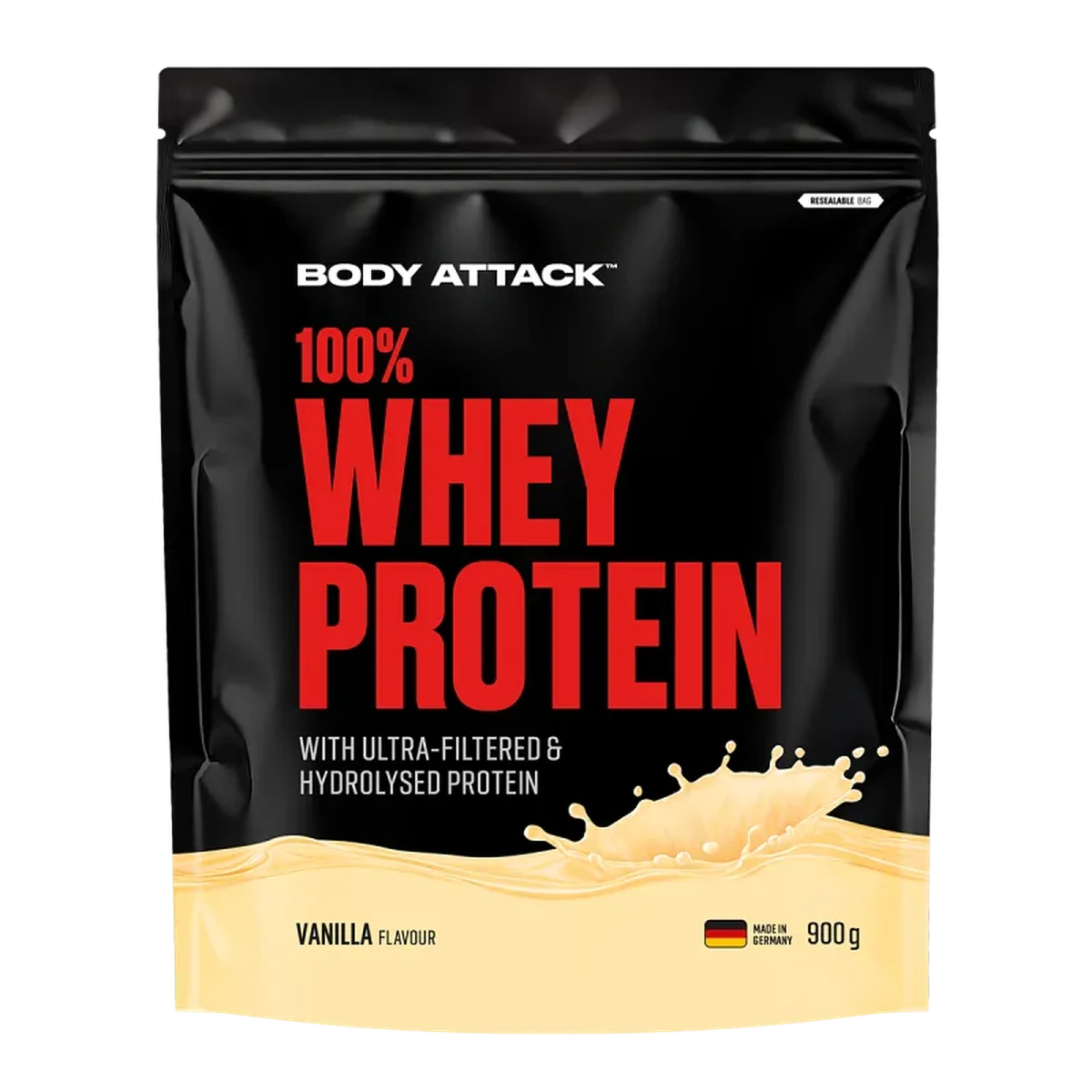 Body Attack 100% Whey Protein 900g