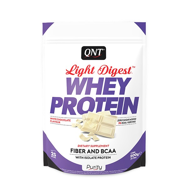 QNT Light Digest Whey Protein 500g Strawberry NEW