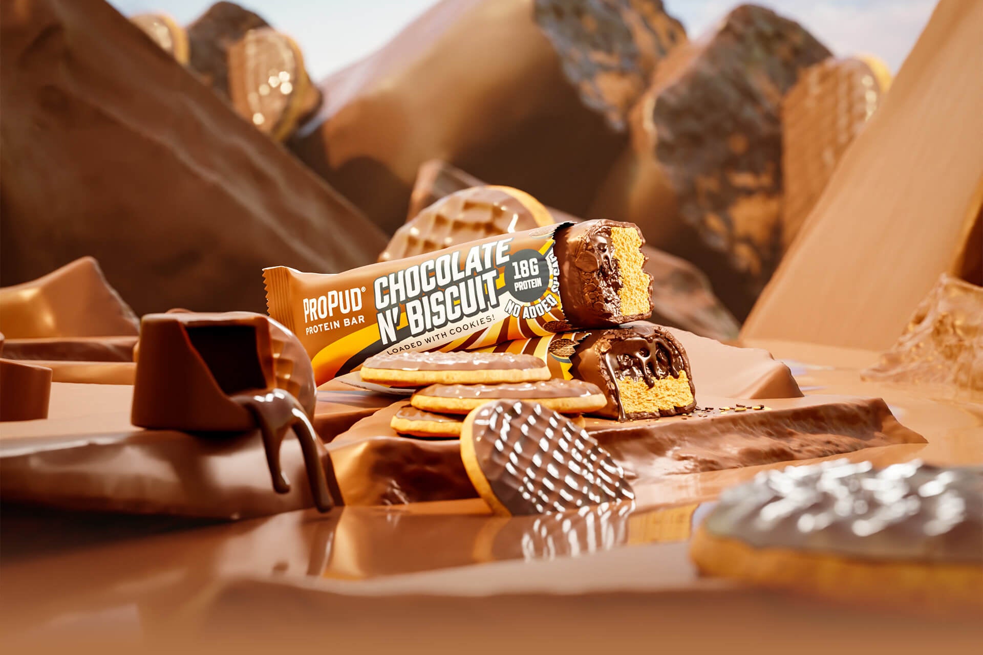 Njie Propud Chocolate N’ Biscuit Protein Bar