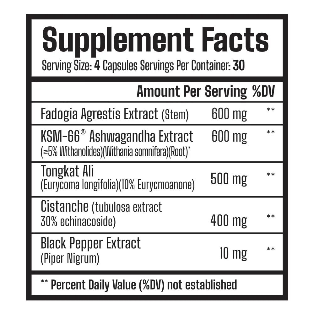 Muscle Rage Natty Test 120 caps