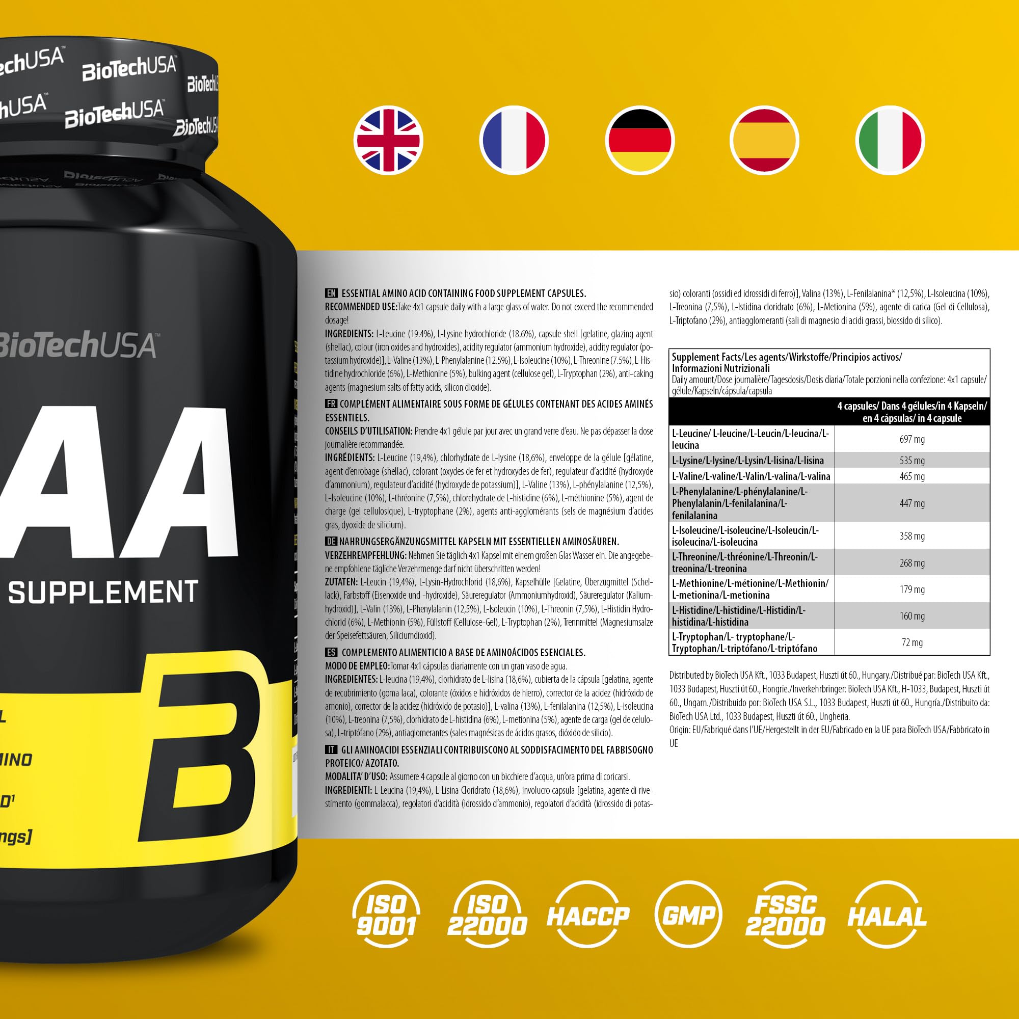 BioTech USA EAA capsule 200 capsules