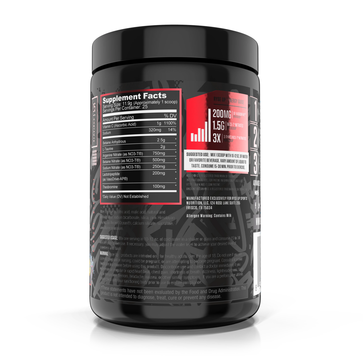 RYSE Blackout Pump 25 Servings