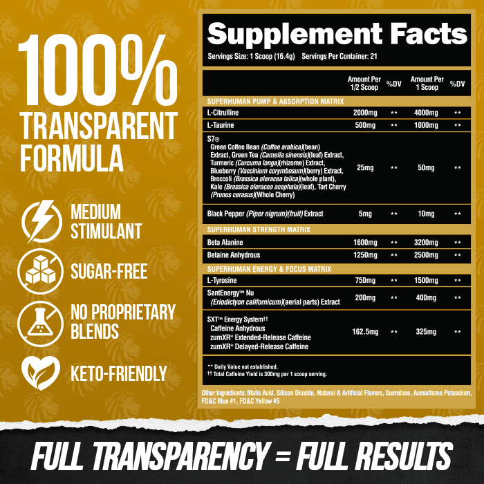 Alpha Lion Superhuman - Pre 378 gr