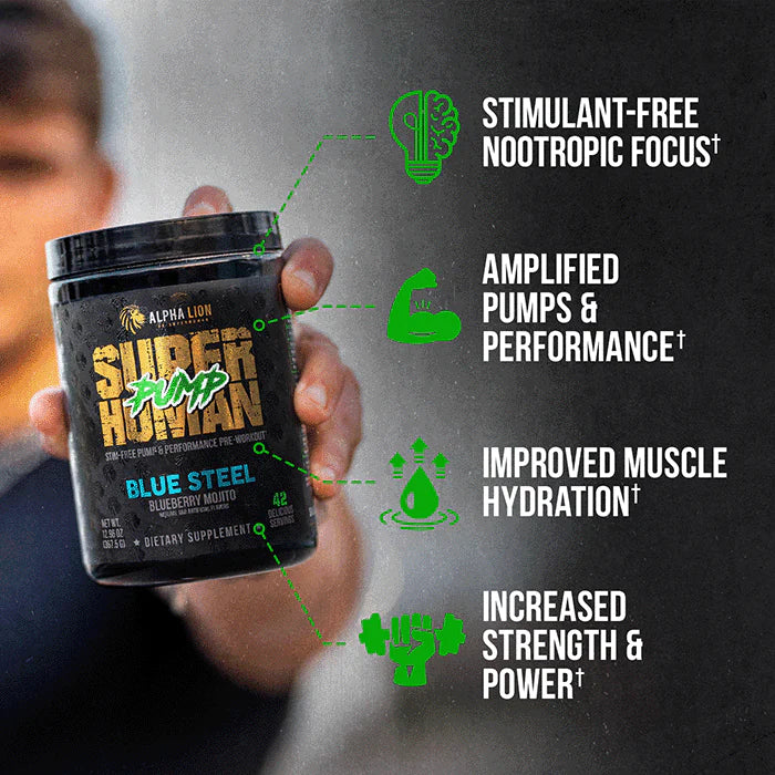 Alpha Lion Superhuman Pump - Stim Free Pre