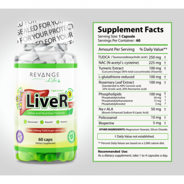 Revange Nutrition Life Liver3 Pro 60caps