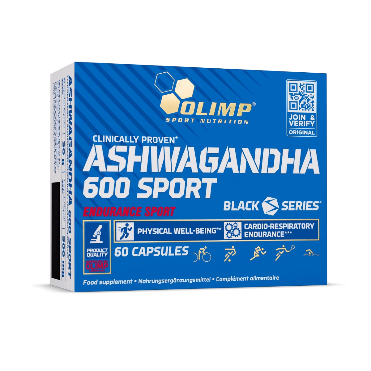 Olimp Ashwagandha 600 Sport 60 Gélules