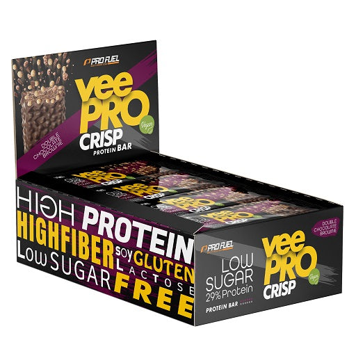 ProFuel veePRO CRISP Protein Bar 12-pack Chocolate Hazelnut
