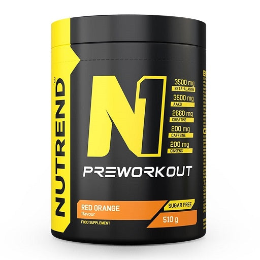 Nutrend N1 Preworkout NOUVEAU 10 x 17g ÉCHANTILLONS