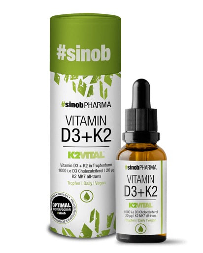 Sinob Vitamine D3 + K2 Gouttes 10ml