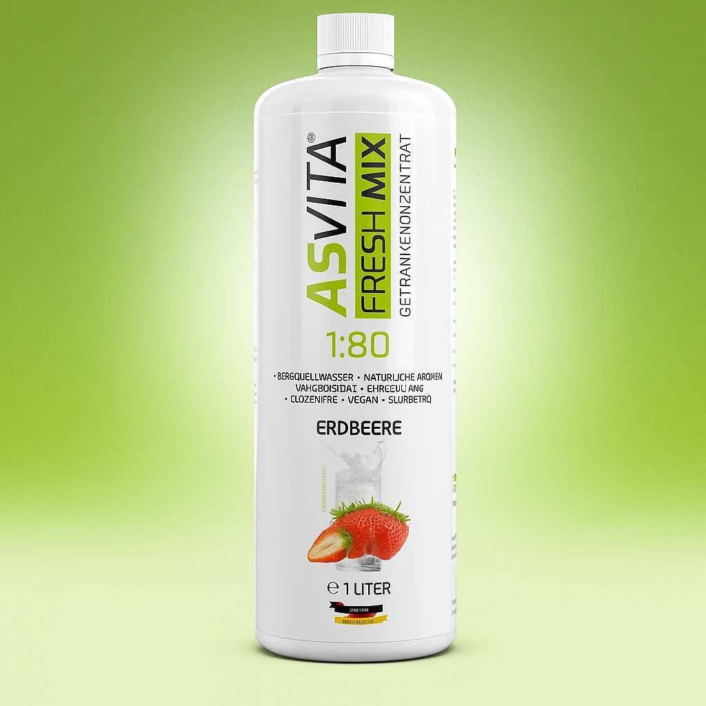 ASVita Fresh Mix Mineral Drink 1/80 - 1L Iced Tea Peach
