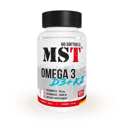 MST - Oméga 3 + D3 + K2 - 60 capsules