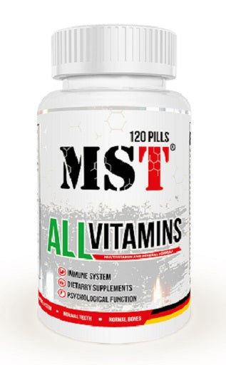 MST - Toutes les Vitamines 120 Comprimés