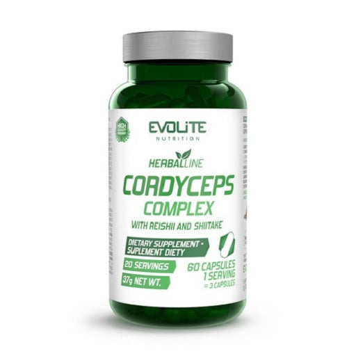 Evolite Nutrition Cordyceps Complex 60 Capsules