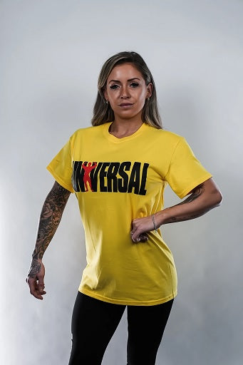 Universal Animal T-Shirt Logo Yellow '77 M