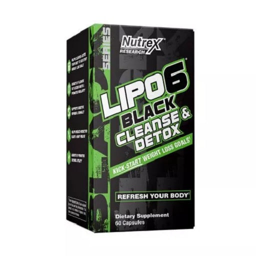 Nutrex Lipo 6 Black CLEANSE & DETOX 60 gélules