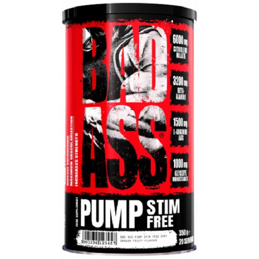 BAD ASS Pump Stim Free 350g Citrus-Peach
