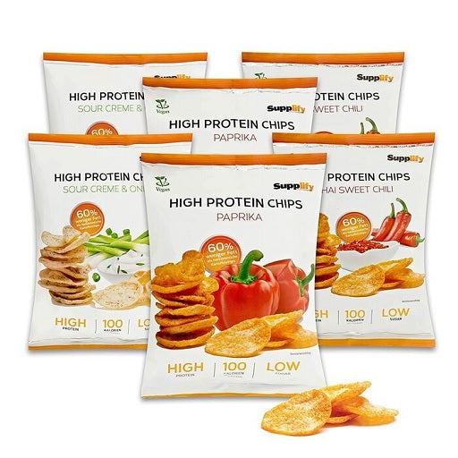 Chips hyperprotéinées Supplify 6 x 50g