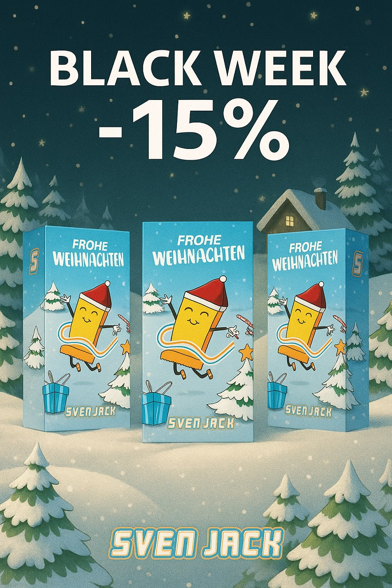 Sven Jack Calendrier de l'Avent 2025 | 49x65g | Calendrier Fitness