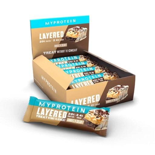 MyProtein Layered Bars 12x60g Vanilla Birthday Cake
