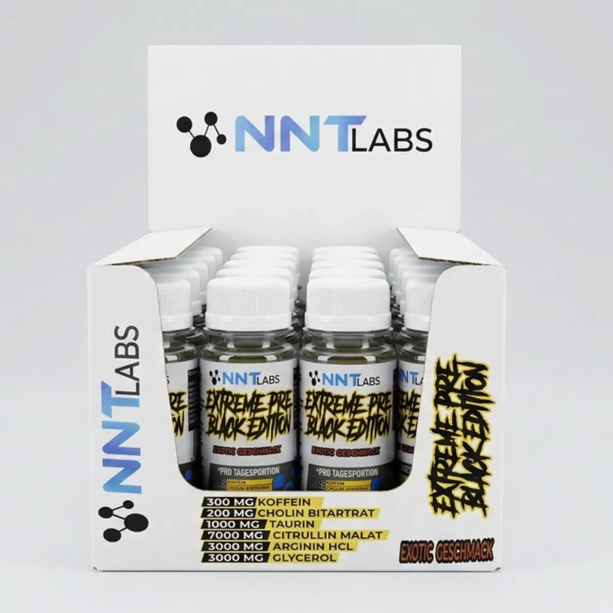 NNT Extreme Black Edition Shot 20x60ml Exotic
