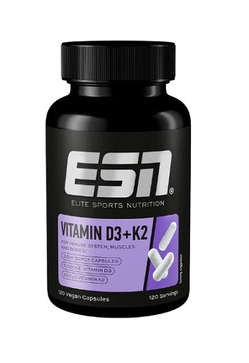 ESN Vitamine D3 + K2 120 Gélules