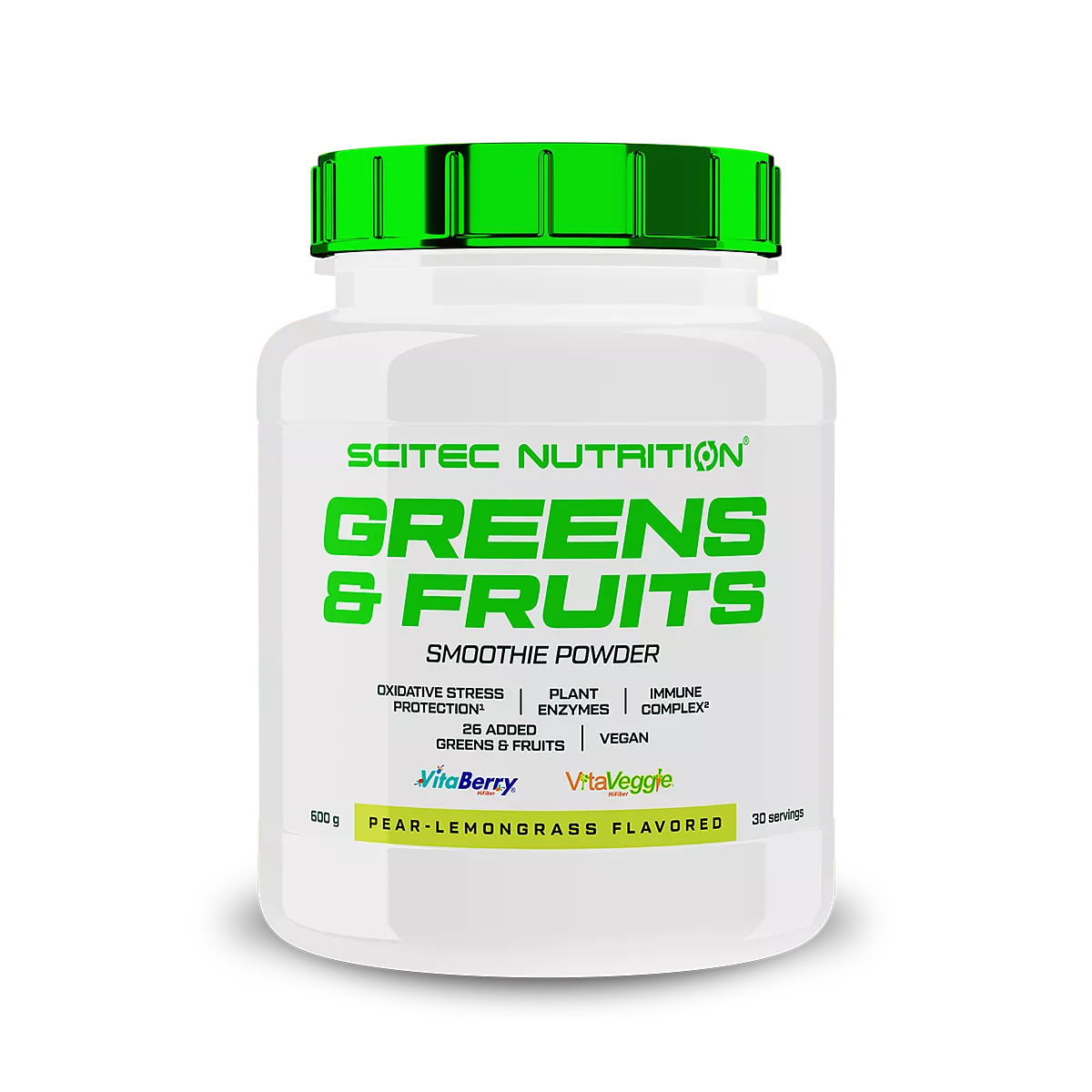 Scitec Greens & Fruits 600g Pear Lemongrass