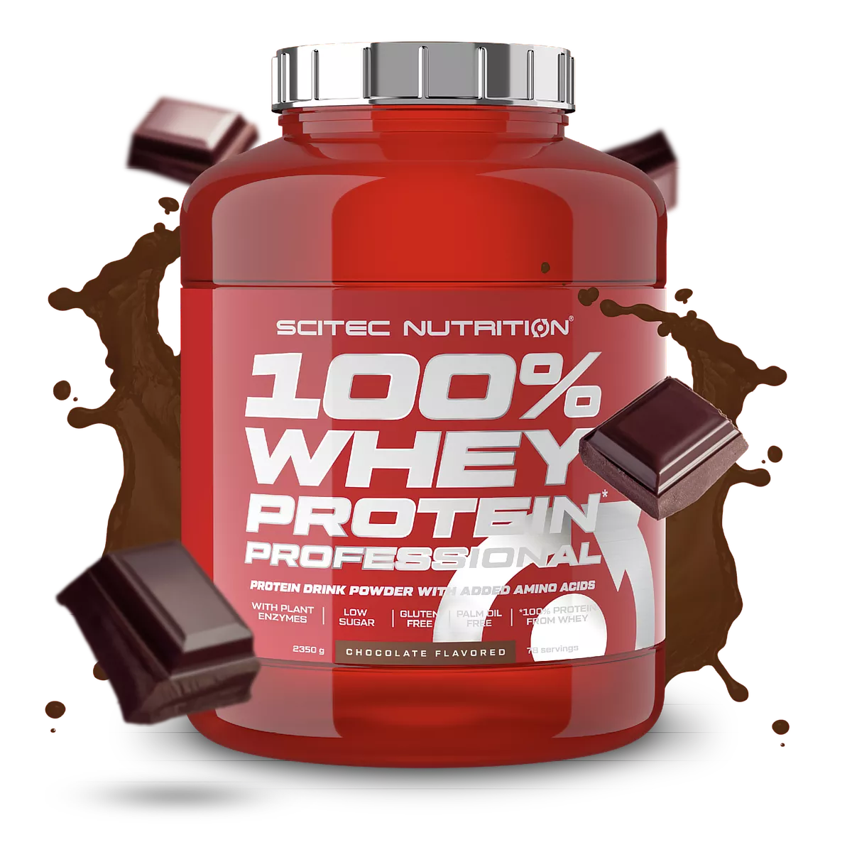 Scitec 100% Whey Professional 2350g Strawberry