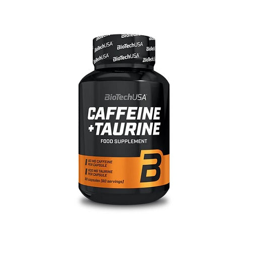 BioTech Caféine + Taurine 60 Gélules