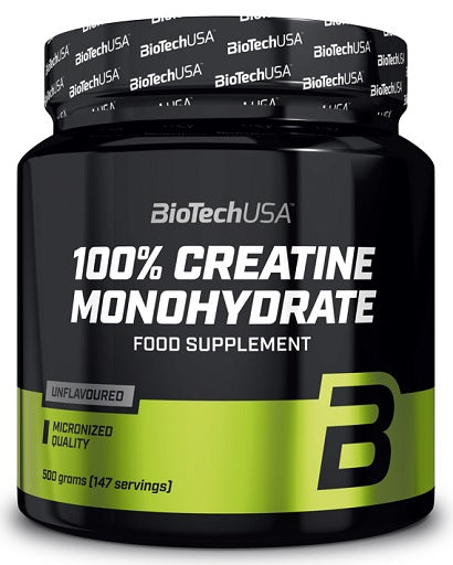 BioTech Créatine Monohydrate Pot de 500g