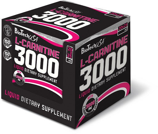 BioTech L-Carnitine Liquide 3000mg 20x25ml Citron