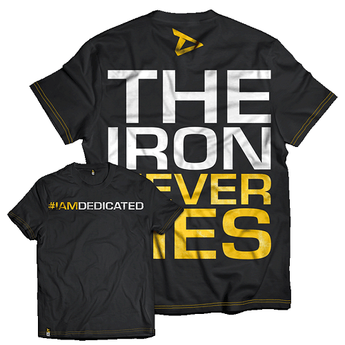 T-shirt dédié « The Iron Never Lies »