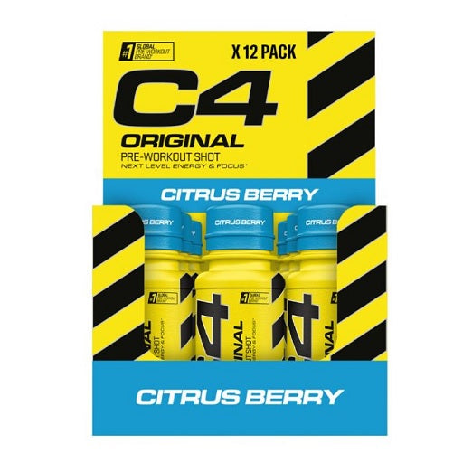 Cellucor C4 Original Shot 12 x 60ml Millions Strawberry