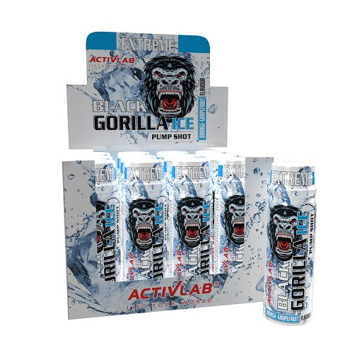 Activlab Black Gorilla Ice Pump Shot Orange Pamplemousse 12x80ml