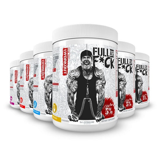 Rich Piana 5% Nutrition Full as F*ck Legendary 375g Southern Sweet Tea