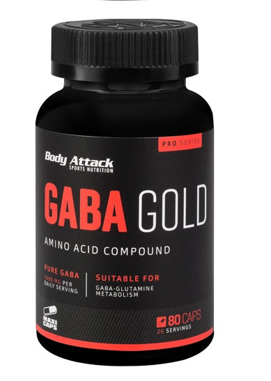 Body Attack Gaba Gold 80 Capsules