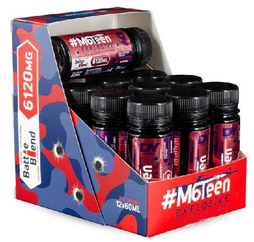 DY Nutrition M6Teen Prewokrout Shots 12x60ml Myrtille