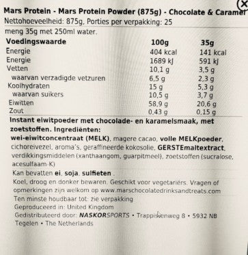 Mars Protein Powder (875g) 