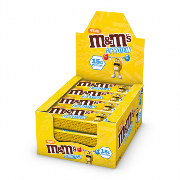 Mars Protein M&amp;M's Hiprotein peanut bar 12 X 51g